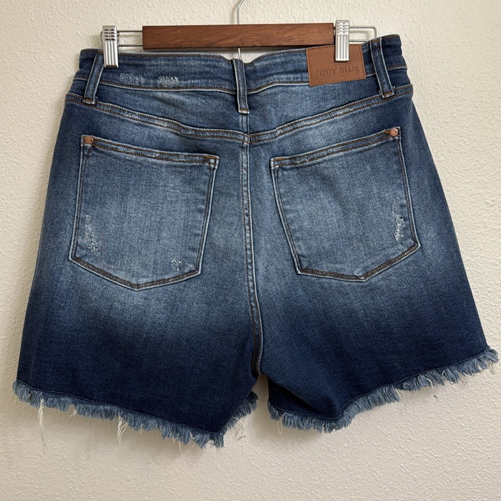 Judy Blue Distressed Shorts - Picture 4 of 6